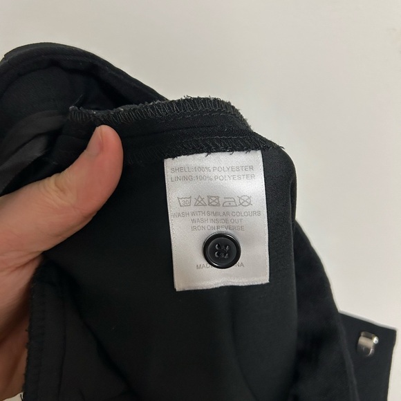 Matteson Women’s Black Straight Leg Dress Pants - Picture 6 of 6